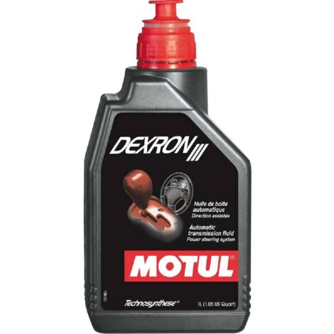Huile de direction assistée Dextron 3 1 L – Fluide ATF pour systèmes DEXRON/MERCON – Performances optimales en transmission automatique – Motul