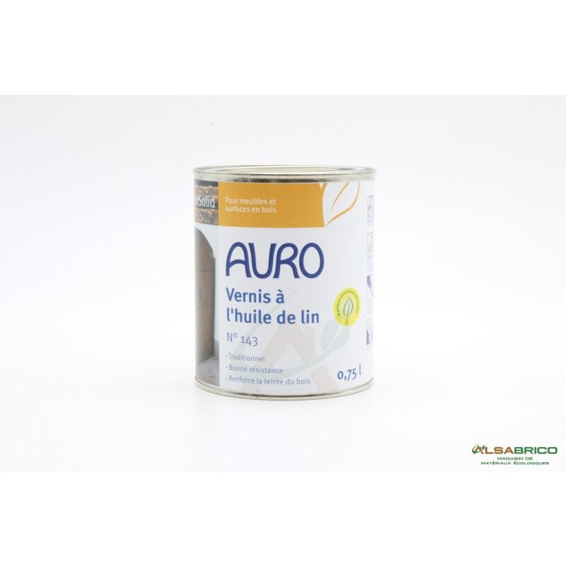 Huile de lin transparente n°143 Auro Pot de 0.75L