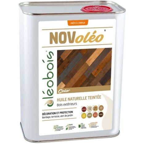 Huile De Lin Volailles Novoléo Color Teintée Bleu 1l - Oléobois