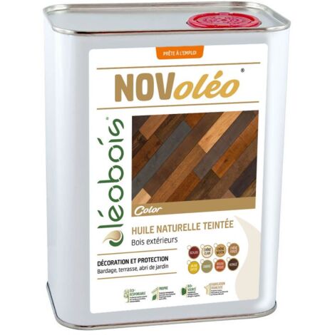 Huile De Lin Volailles Novoléo Color Teintée Verte 1l - Oléobois