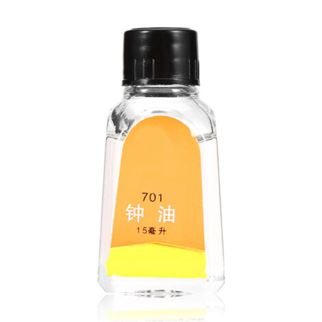 Huile de Lubrification pour Montres 15ml - Outil d'Entretien et Réparation Horlogerie