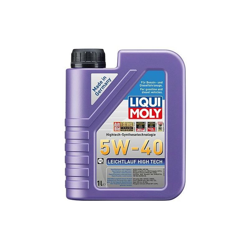 Huile de moteur LIQUI MOLY High Tech 5W-40 contenu 1 litre