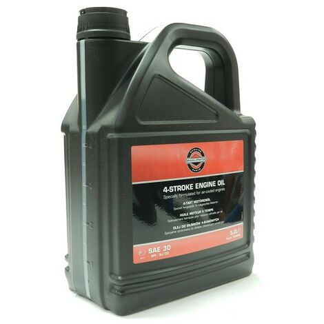 Huile 4 temps SAE30 5L – Protection optimale pour moteurs Briggs & Stratton – Anti-usure, anti-oxydation, anti-mousse