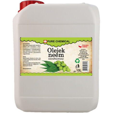 Huile de Neem - 10 L - Naturelle - Pressée à froid - Antibactérienne et Nourrissante