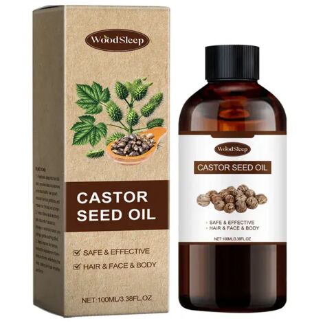Huile de ricin soin visage, hydratation intense, élixir multifonction nourrissant (100ml)