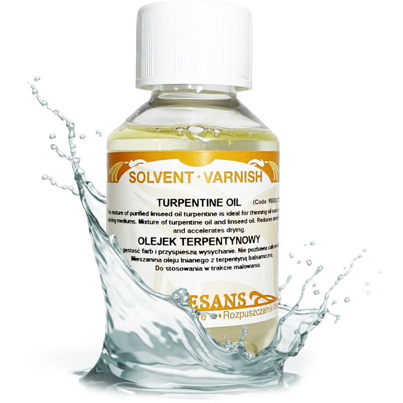 Huile de térébenthine huile de térébenthine pour peintures à l'huile Renesans 100ml