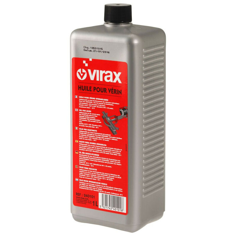 Huile pour vérin hydraulique 1 litre 240101 Virax