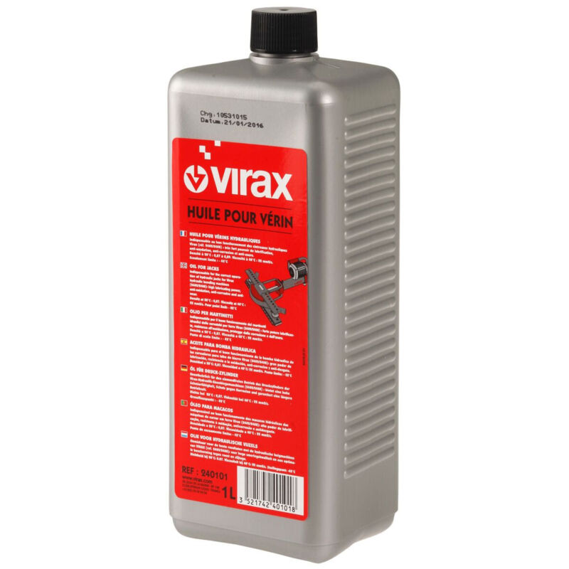 Huile pour vérin Virax 1 litre anti-oxydation anti-corrosion et anti-usure