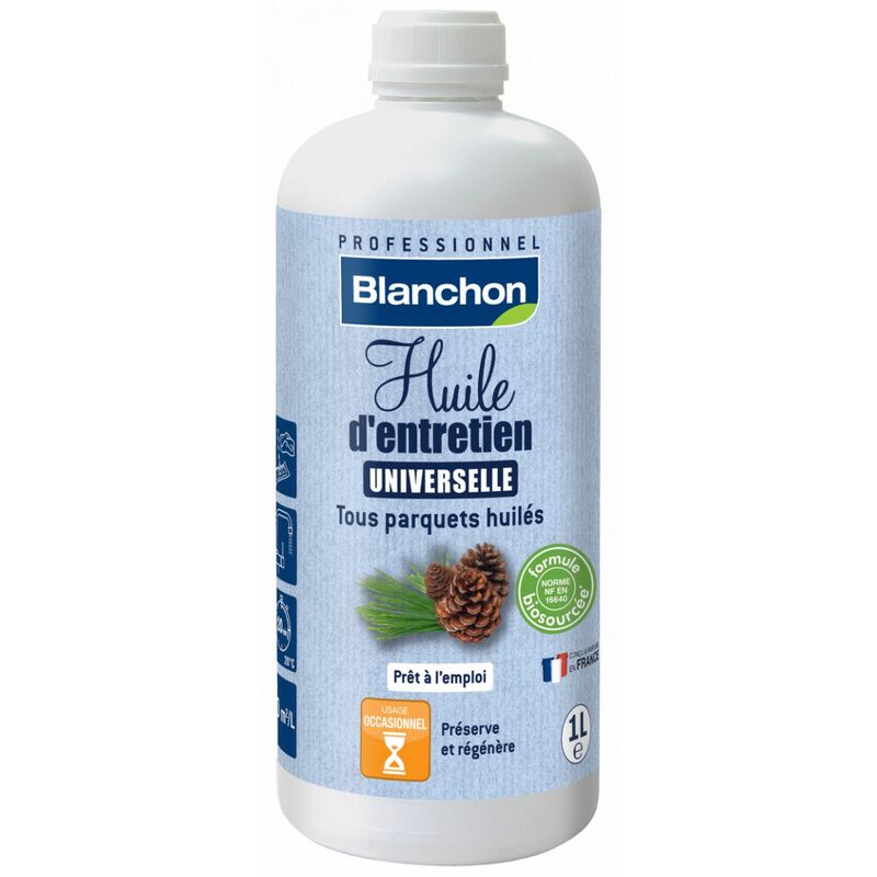 Huile d'entretien Universelle Blanchon Finition: Mat - Conditionnement: Bidon de 1 Litre