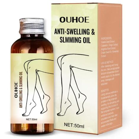 Huile Essentielle 50ml pour Jambes Lourdes - Améliore la Circulation et Réduit les Gonflements