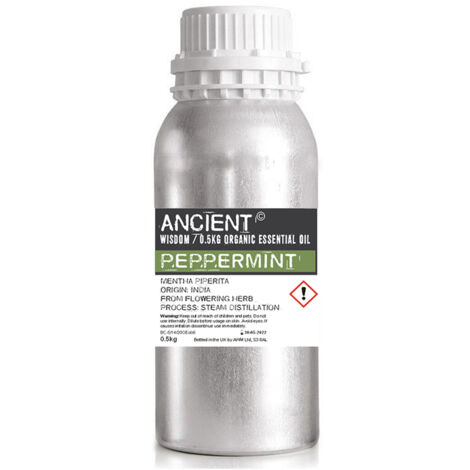 Huile Essentielle Bio Menthe Poivrée 0,5kg- Vendu par 1