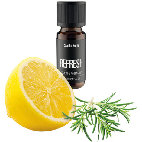 Huile essentielle citron & romarin REFRESH StadlerForm, Huiles fabriquées en France, dans un laboratoire éco-certifié.