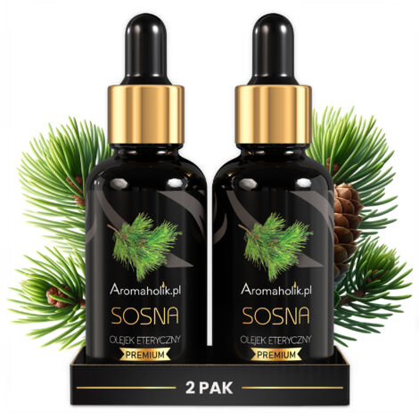 Huile essentielle de pin 100 % naturelle, parfum de pin, 2 x 30 ml