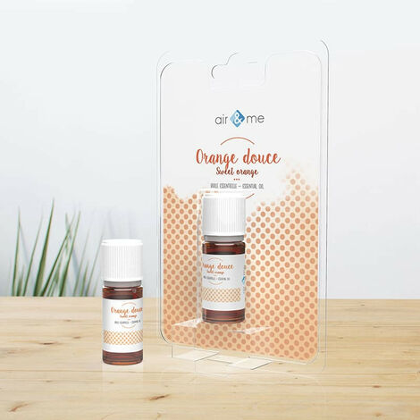 Huile essentielle d'ORANGE DOUCE air&me, Huiles fabriquées en France, dans un laboratoire éco-certifié.