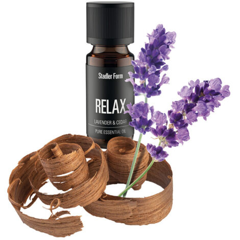 Huile essentielle lavande & cèdre RELAX StadlerForm, Huiles fabriquées en France, dans un laboratoire éco-certifié.