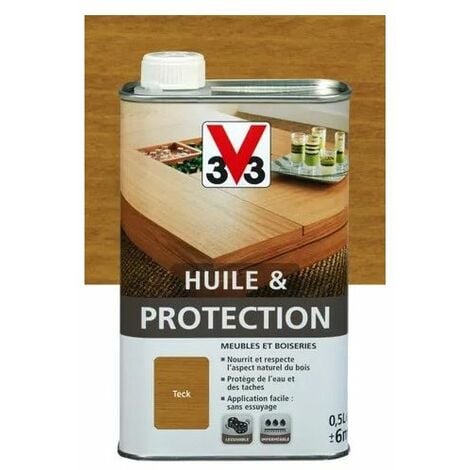 Huile et protection - Teck  500 ml Finition : Mat