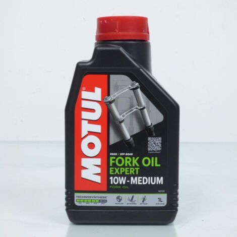 Huile fourche Motul Fork Oil Expert Medium SAE 10W Technosynthese