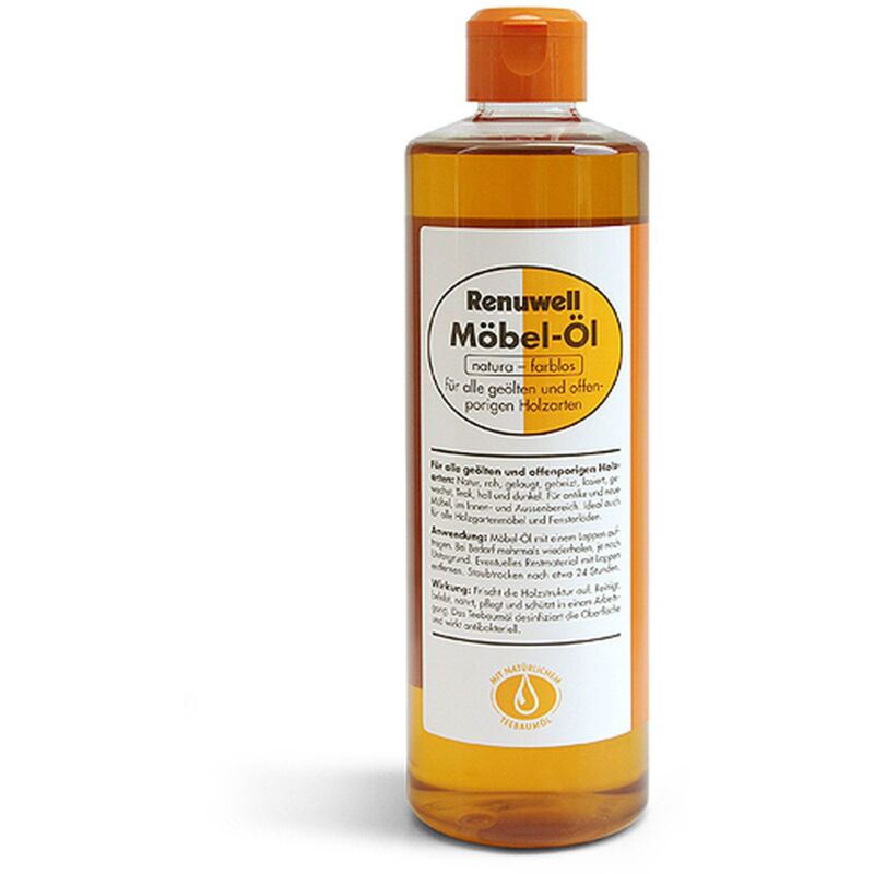 Massivmoebel24 - renuwell Huile naturelle incolore 500ml