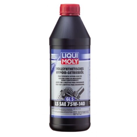 HUILE LIQUI MOLY 75W140 1L GL5 SYNTH./LS/BOÎTE DE VITESSES