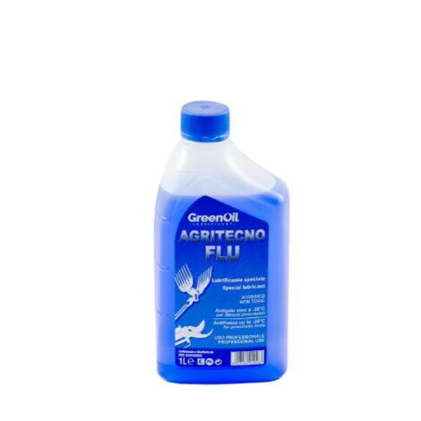 Huile lubrifiante AgriTecno Flu GreenOil pour re'colteuses d'olives et moteurs pneumatiques 1 l