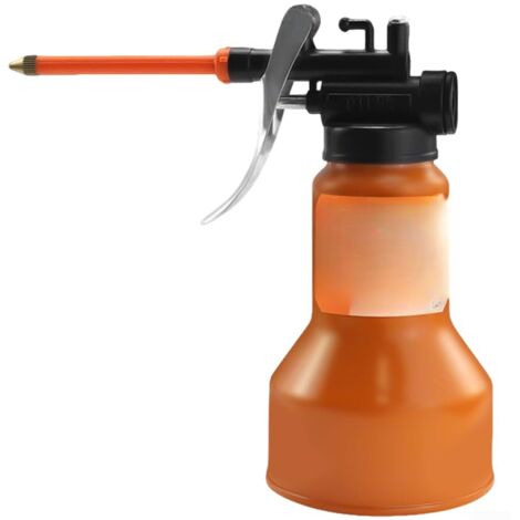 Huile manuelle avec longue buse en cuivre, lubrificateur en acier à haute teneur en carbone pour un entretien de précision, huileur robuste de 350 ml/500 ml avec filtre (ROC-2350)