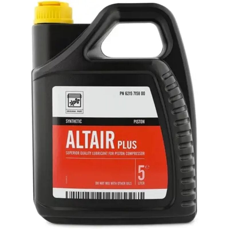 Huile mineral altair 5 litres pour compresseur à piston Abac devilbiss