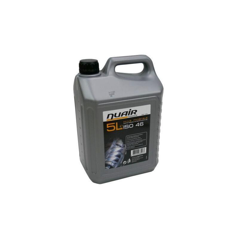 Nu Air - Huile minérale Nuair HV5 iso 46 pour compresseurs à vis 5 litres antimousse