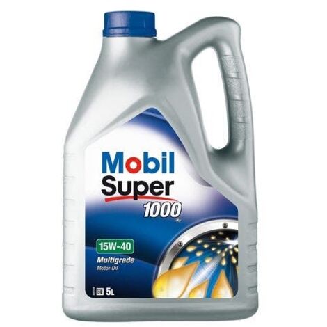 Huile MOBIL SUPER 1000 X1 15W40 bidon 5L - Mobil