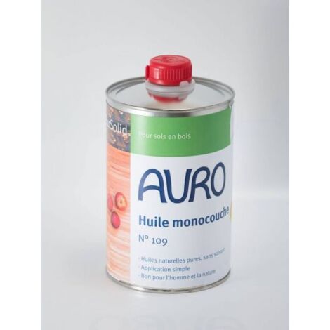 Huile monocouche pour surfaces en bois AURO n°109,