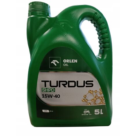 Huile moteur 15W40 5L pour tracteur Ursus Zetor MTZ Bizon C330 C360 MF T25