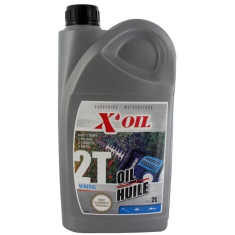Huile moteur 2 temps 2L X'OIL minérale API TC