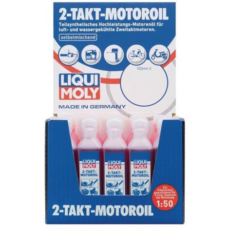 Huile moteur 2 temps LIQUI MOLY 100ml bouteille graduee