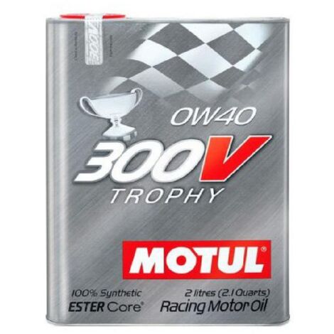 HUILE MOTEUR 300V 2 Litres 0W40 TROPHY