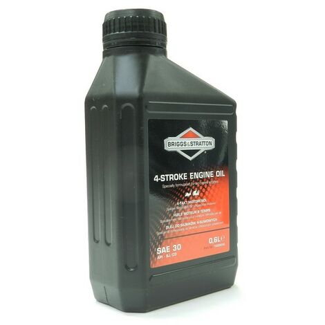 Huile moteur 4 temps SAE30 0.6L – Anti-usure, anti-oxydation, anti-mousse – Pour moteurs Briggs & Stratton et Tecumseh