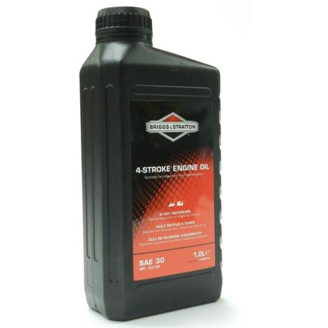 Huile 4 temps SAE30 1L – Anti-usure et anti-oxydation – Pour moteurs Briggs & Stratton et Tecumseh – Performance optimisée