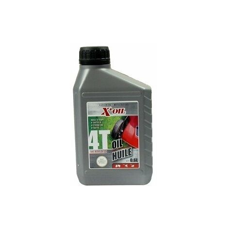 Huile moteur 4 temps SAE30 – API SJ/CD – JASO MA – 600ml pour moteurs à essence modernes – Viscosité 98.3 mm²/s à 40°C