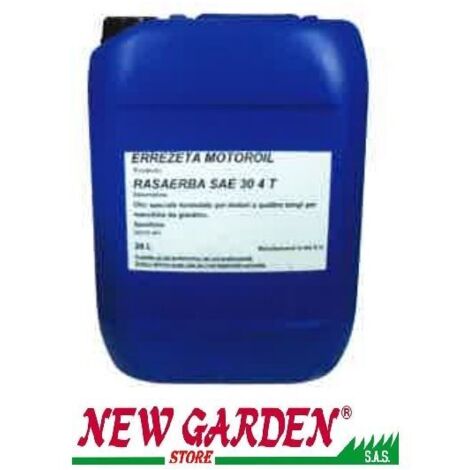 Huile moteur 4T SAE 30 20 Litres Lubrifiant pour moteur 4 temps 320119