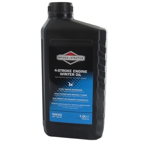 Huile moteur 4T SAE 5W 30 1 litre neige basse température BRIGGS 320364 100007W