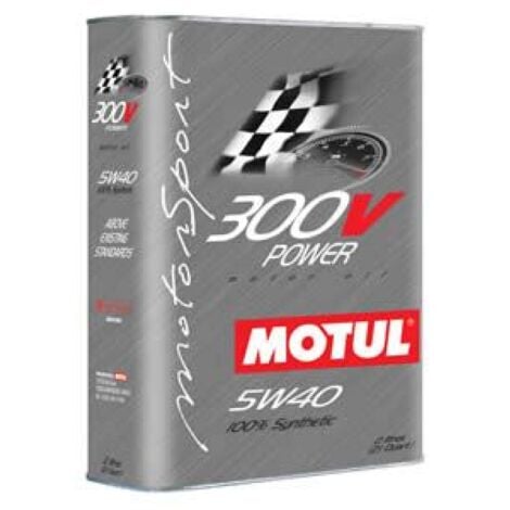 Huile moteur 5W40 - 2 Litres - 300V Power