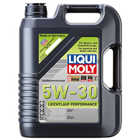 Huile moteur antifriction 5W-30 5L – Protection optimale contre l'usure – Lubrification rapide à basses températures – Compatible essence et diesel – Liqui Moly