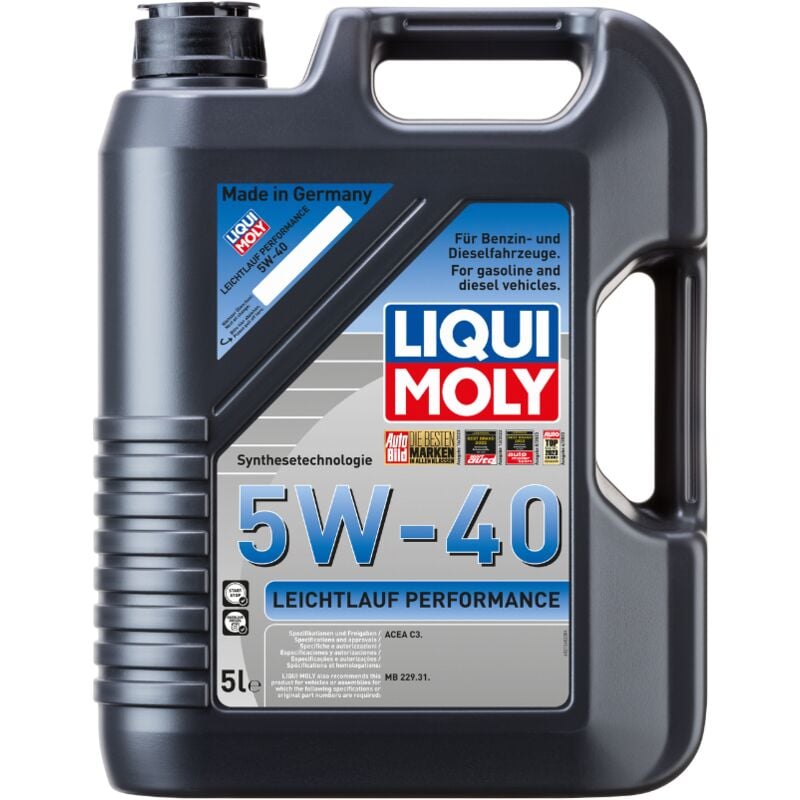 Liqui Moly - Huile moteur antifriction performance 5W-40 5L