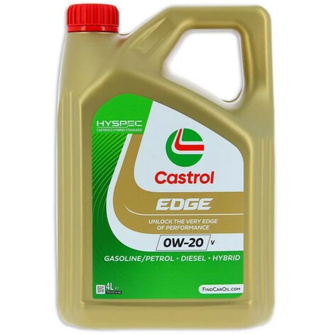 Huile moteur - CASTROL EDGE 0W-20 V - 4L - 0W20