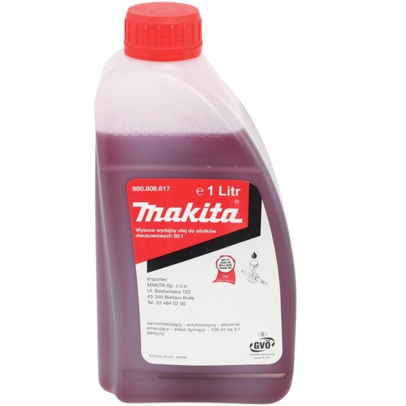 Huile pour moteurs 2 temps Makita 1 Auto mélangeant Anticorrosion Faible fumée Très efficace - vue 2