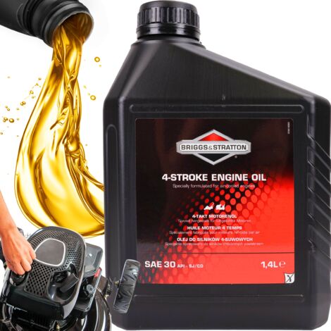 Huile moteur pour tondeuse BRIGGS&ampSTRATTON SAE30 1,4L moteur 4 temps