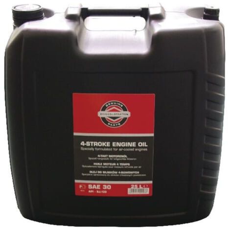 Huile moteur pour tracteur de pelouse BRIGGS & STRATTON originale SAE30 25lt