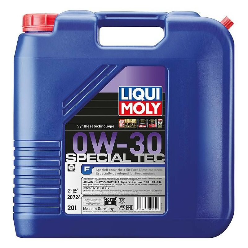 Huile moteur roulement LIQUI MOLY Special Tec F OW-32 bidon 20l