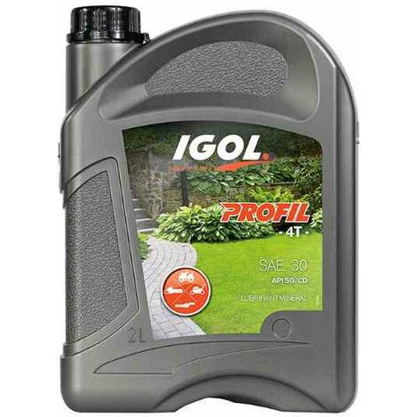 Huile moteur 10W30 2L – Lubrifiant pour moteurs 4 temps – Propriétés anti-usure et anti-oxydation – Protection optimale des moteurs – Igol