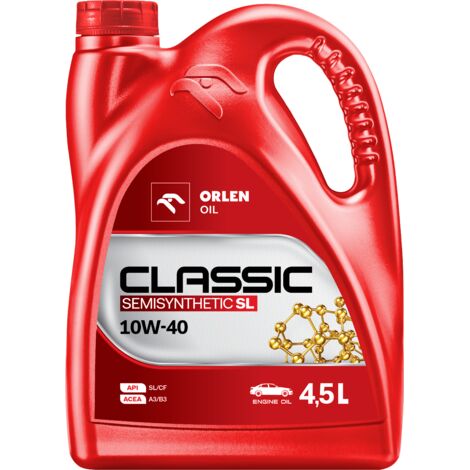 Huile moteur semi-synthétique Orlen Oil Classic 10W-40 4,5 L