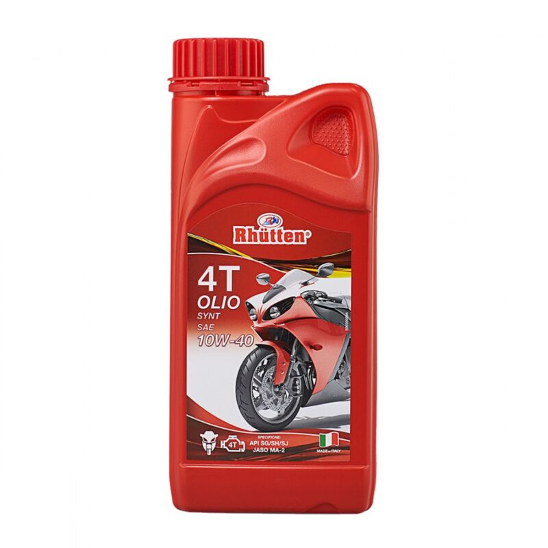 Huile Moto Rhutten 4T Synt 1L - Protection et Performance pour votre Moteur 4 Temps