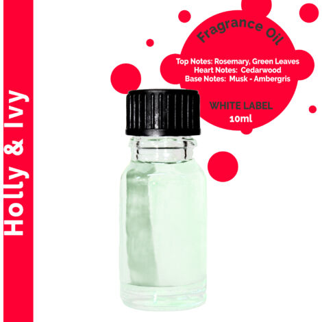 Huile parfumée Houx et Lierre 10 ml - Marque Blanche- Vendu par 1
